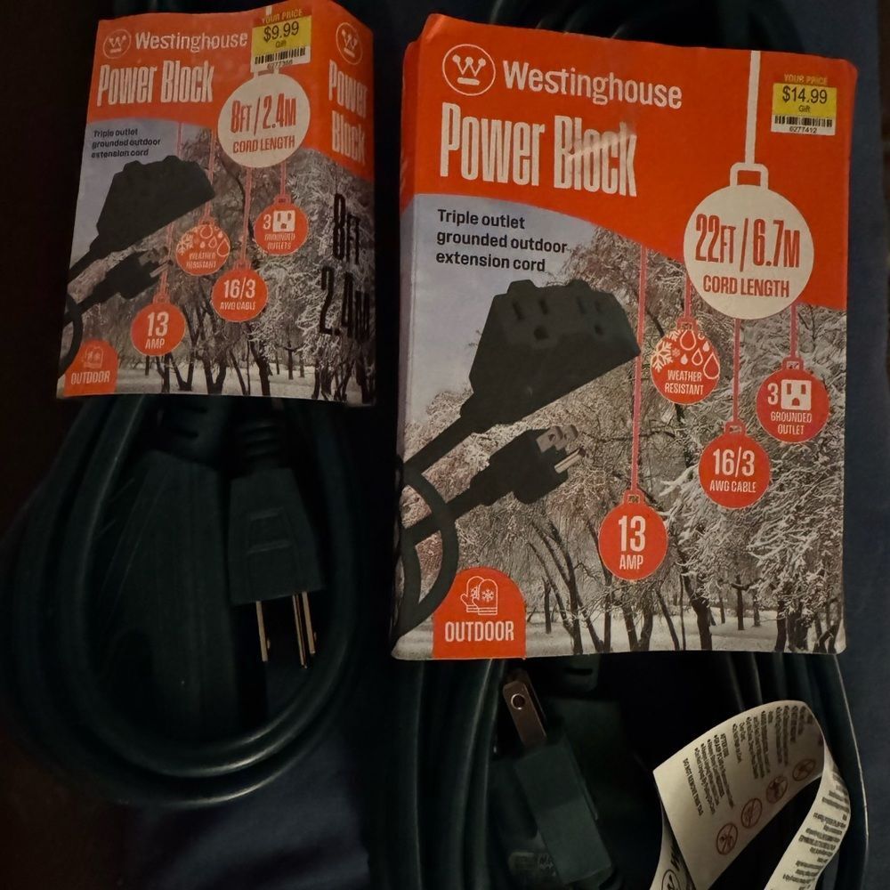 Outdoor Extension Cord Bundle - Green